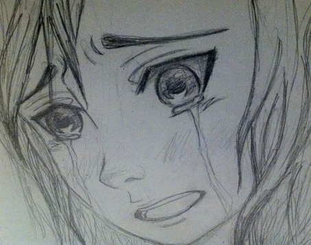Drawing Of A Girl Crying Anime Girl Crying Crying Face And Anime Girls On Pinterest
